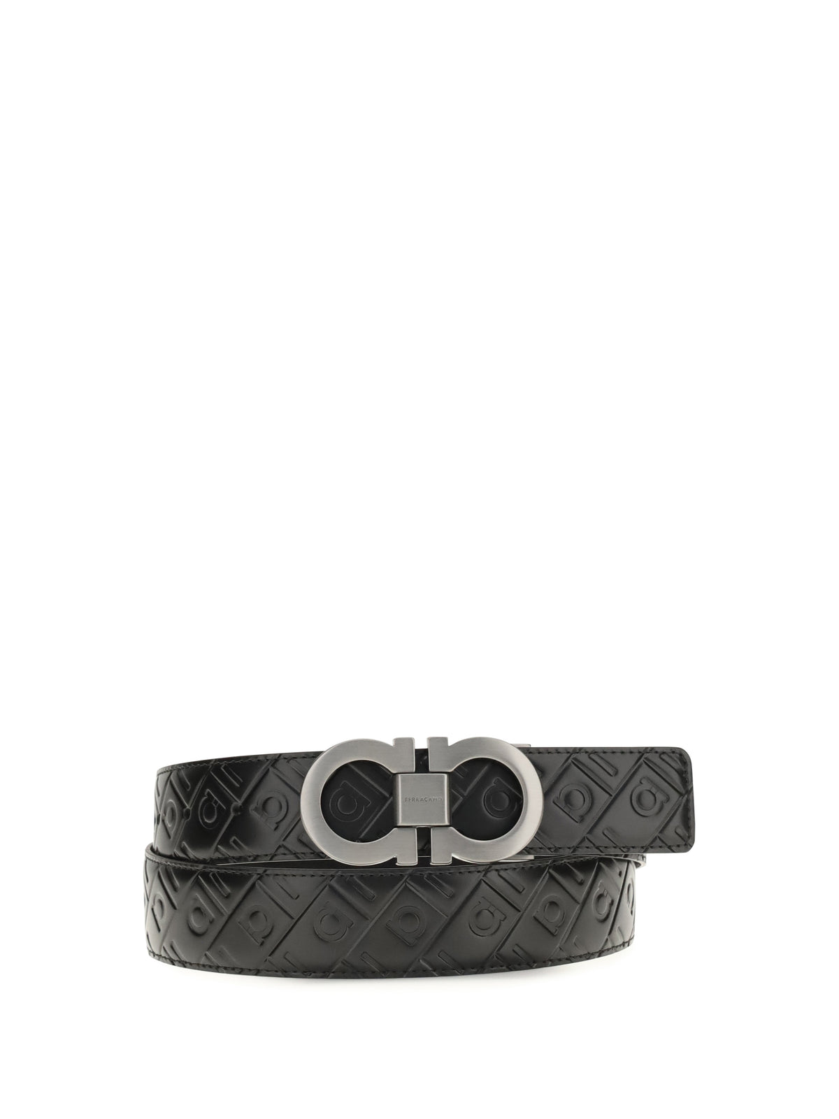 Ferragamo Men Reversible Leather Gancini Belt