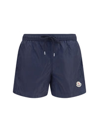 Moncler Men Logo Swim Shorts