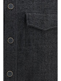 BALMAIN Balmain Men Tweed Buttoned Jacket