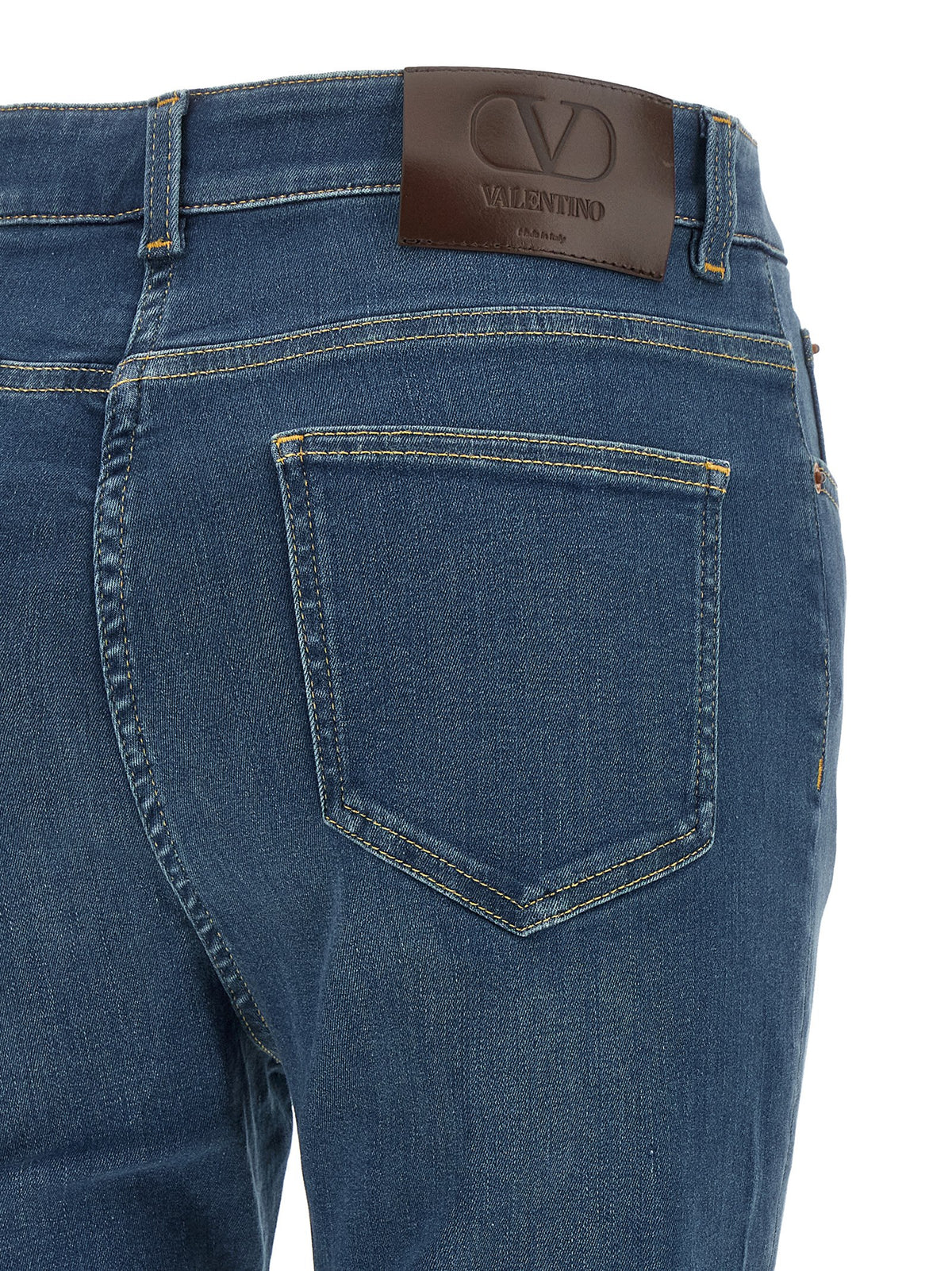 Valentino Garavani Women Lace Insert Jeans