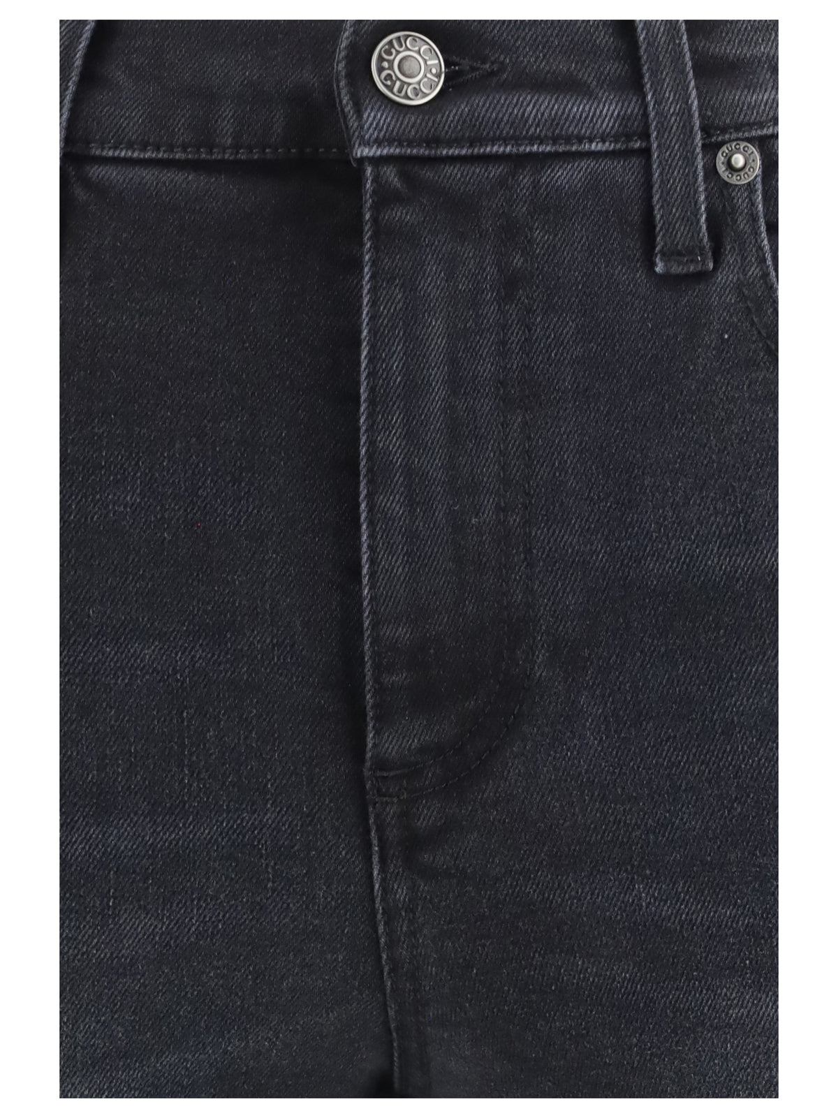 GUCCI Gucci Women Skinny Washed Cotton Denim Jeans