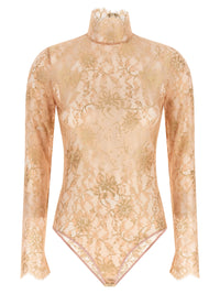 Valentino Garavani Women Valentino Garavani Lurex Lace Bodysuit