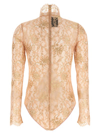 Valentino Garavani Women Valentino Garavani Lurex Lace Bodysuit