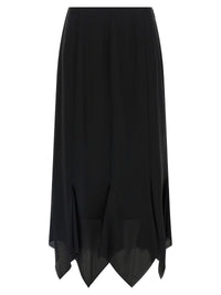 Valentino Garavani Women Valentino Garavani Crêpe De Chine Skirt