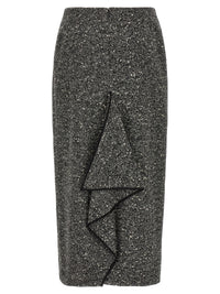 Valentino Garavani Women Valentino Garavani Chevron Bouclé Skirt