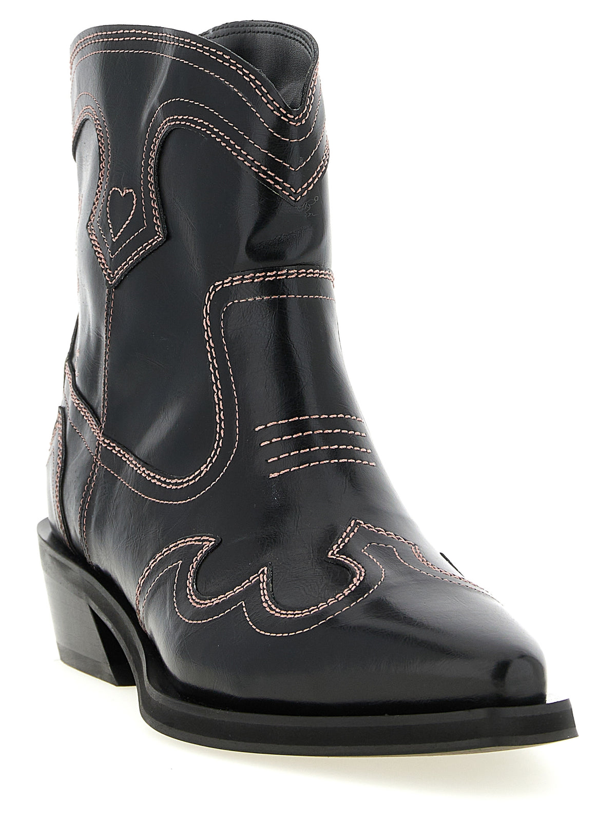 GANNI Ganni Women 'Low Shaft Embroidered Western' Ankle Boots