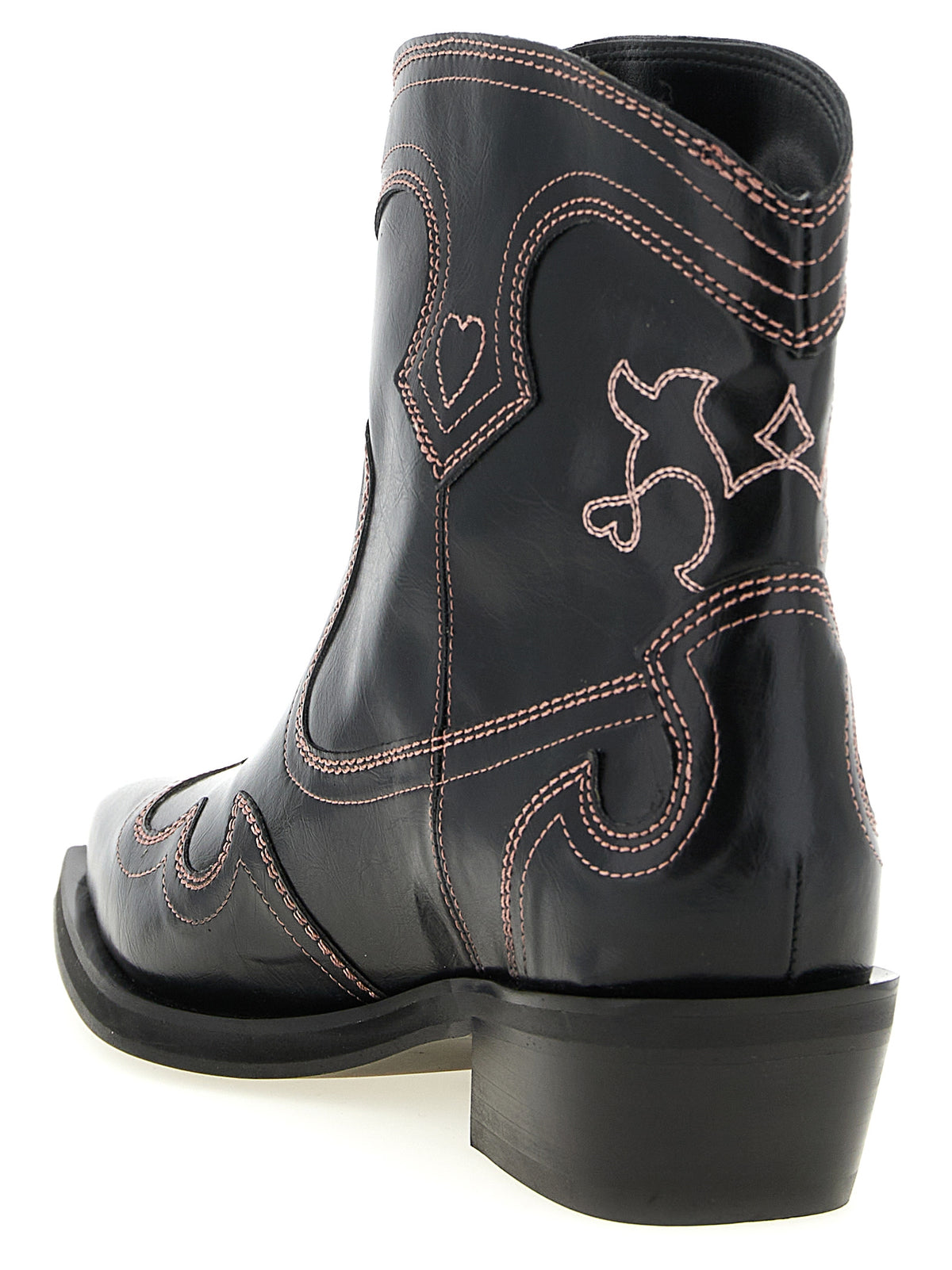 GANNI Ganni Women 'Low Shaft Embroidered Western' Ankle Boots