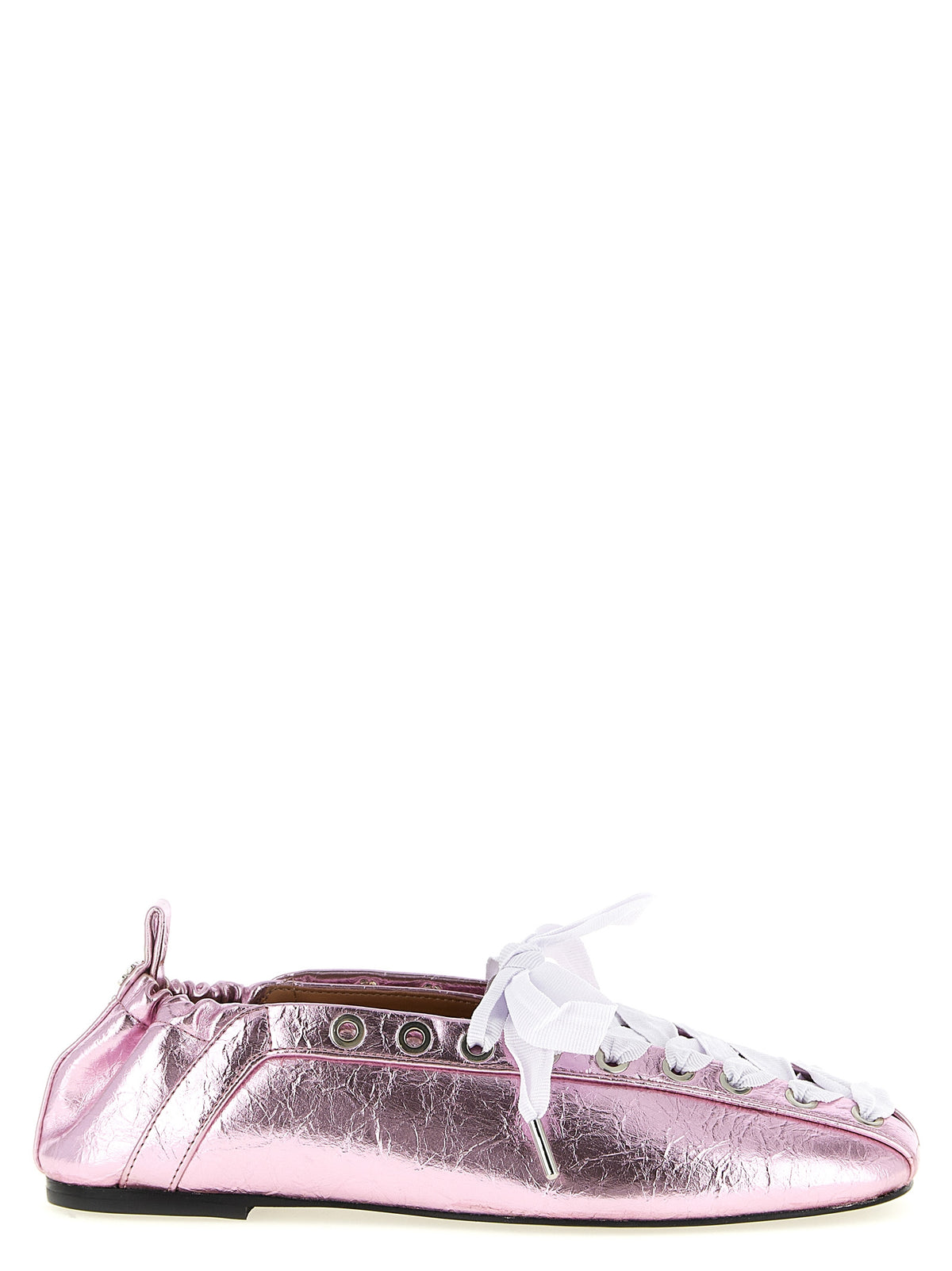 Ganni Women 'Lace-Up' Ballet Flats