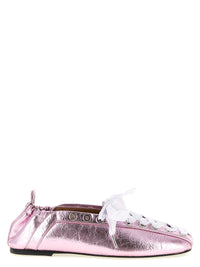 Ganni Women 'Lace-Up' Ballet Flats