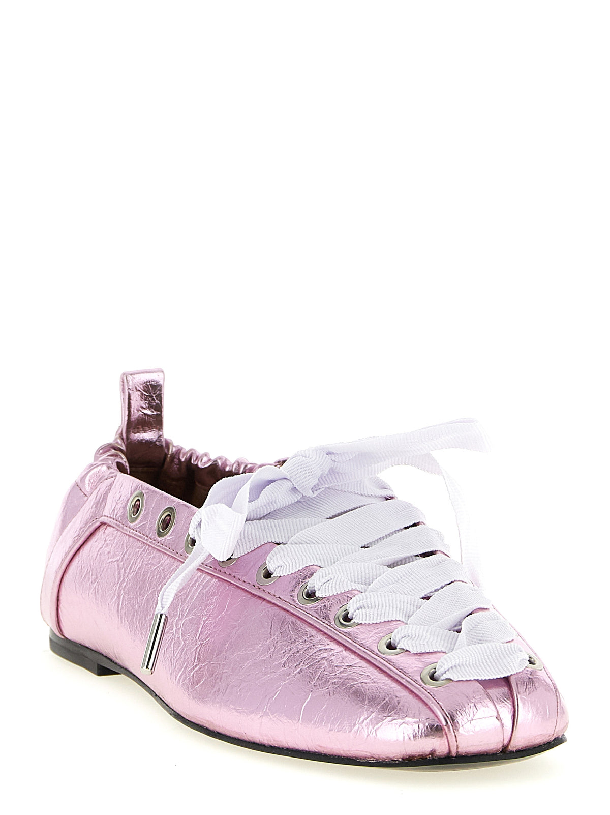 Ganni Women 'Lace-Up' Ballet Flats