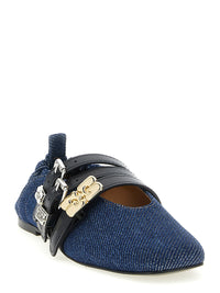 GANNI Ganni Women 'Sue Triple' Ballet Flats