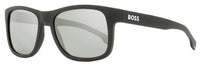 Boss Rectangular Sunglasses B1568S 003T4 Matte Black 55mm Matte Black
