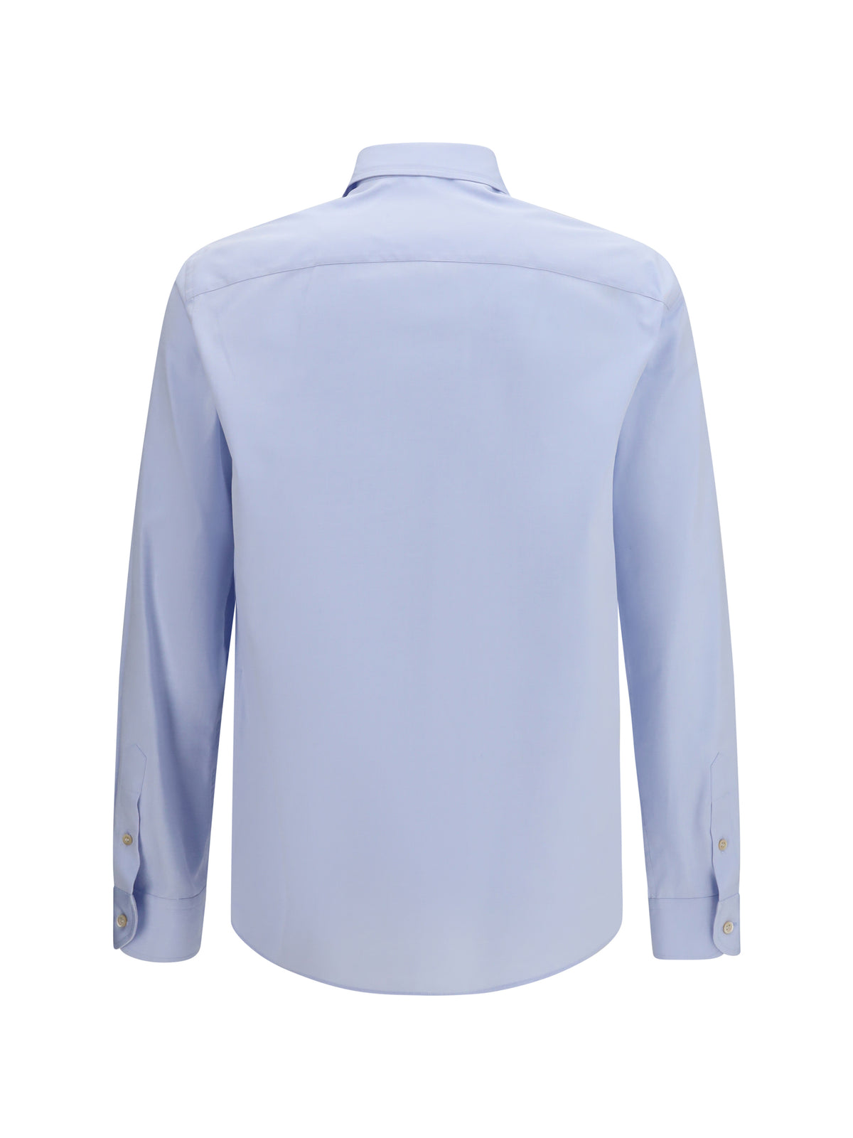 Valentino Men Cotton Shirt With Butterfly Embroidery