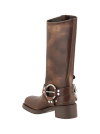 MIU MIU Miu Miu Women Leather Boots