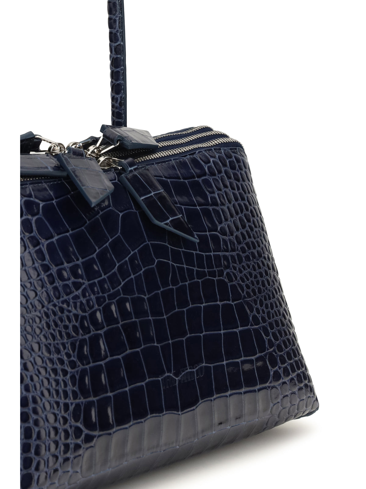 The Attico Women L’Altra Di Milano Crocodile-Effect Shoulder Bag