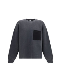 Loewe Men Anagram Cotton-Blend Sweatshirt With Pocket