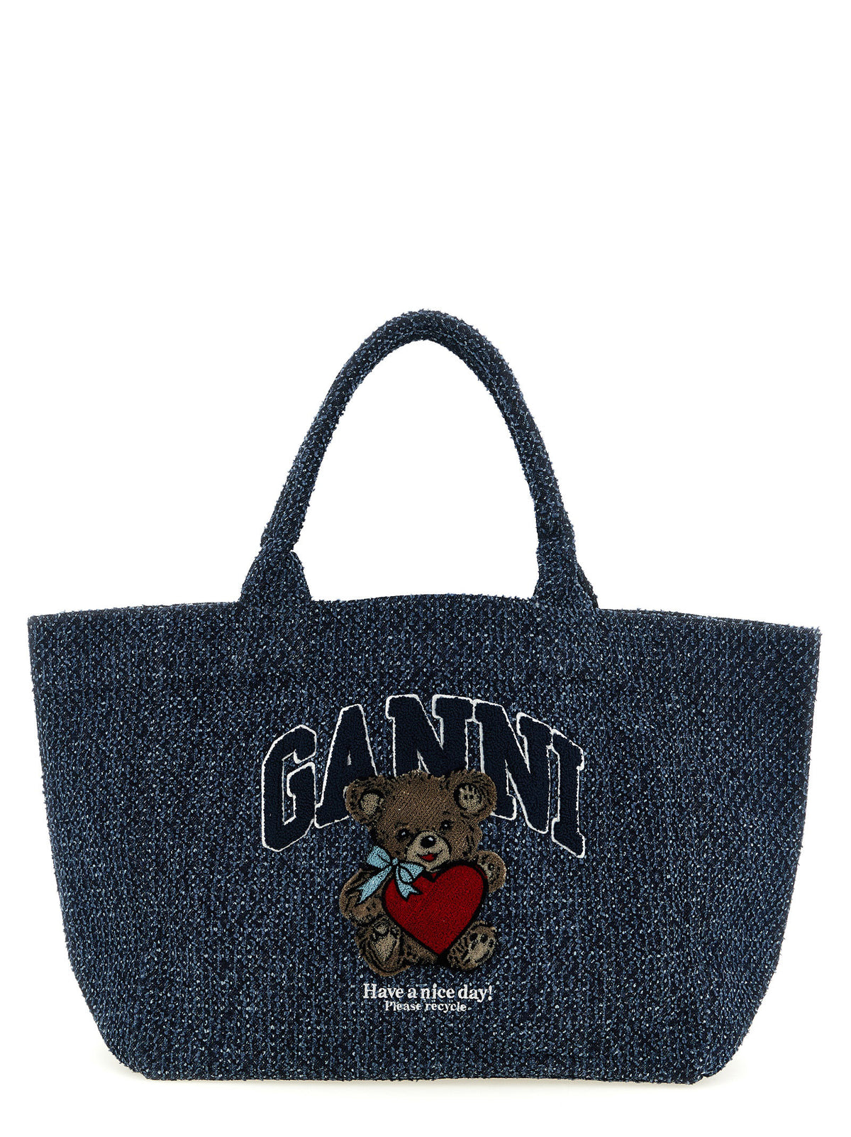 Ganni Women Medium 'Bear' Shopping Bag