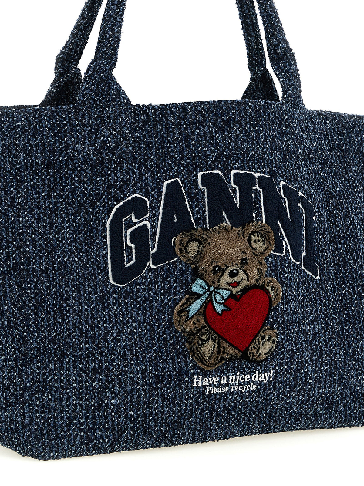 Ganni Women Medium 'Bear' Shopping Bag