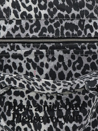 Ganni Women 'Leopard Sequin Xxl Tote' Shopping Bag