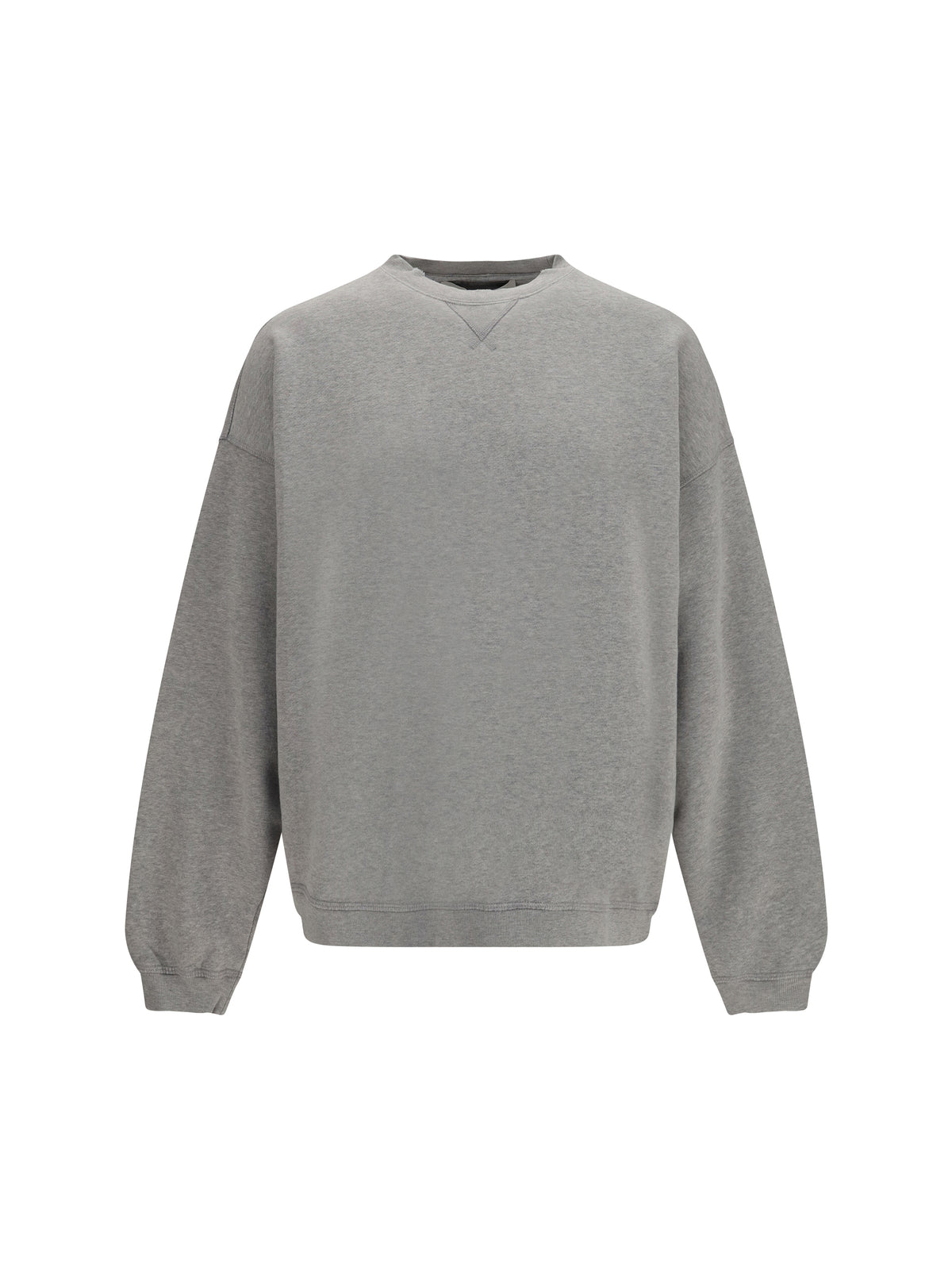 Golden Goose Men Oversized Crewneck Sweater With Lettering On The Back