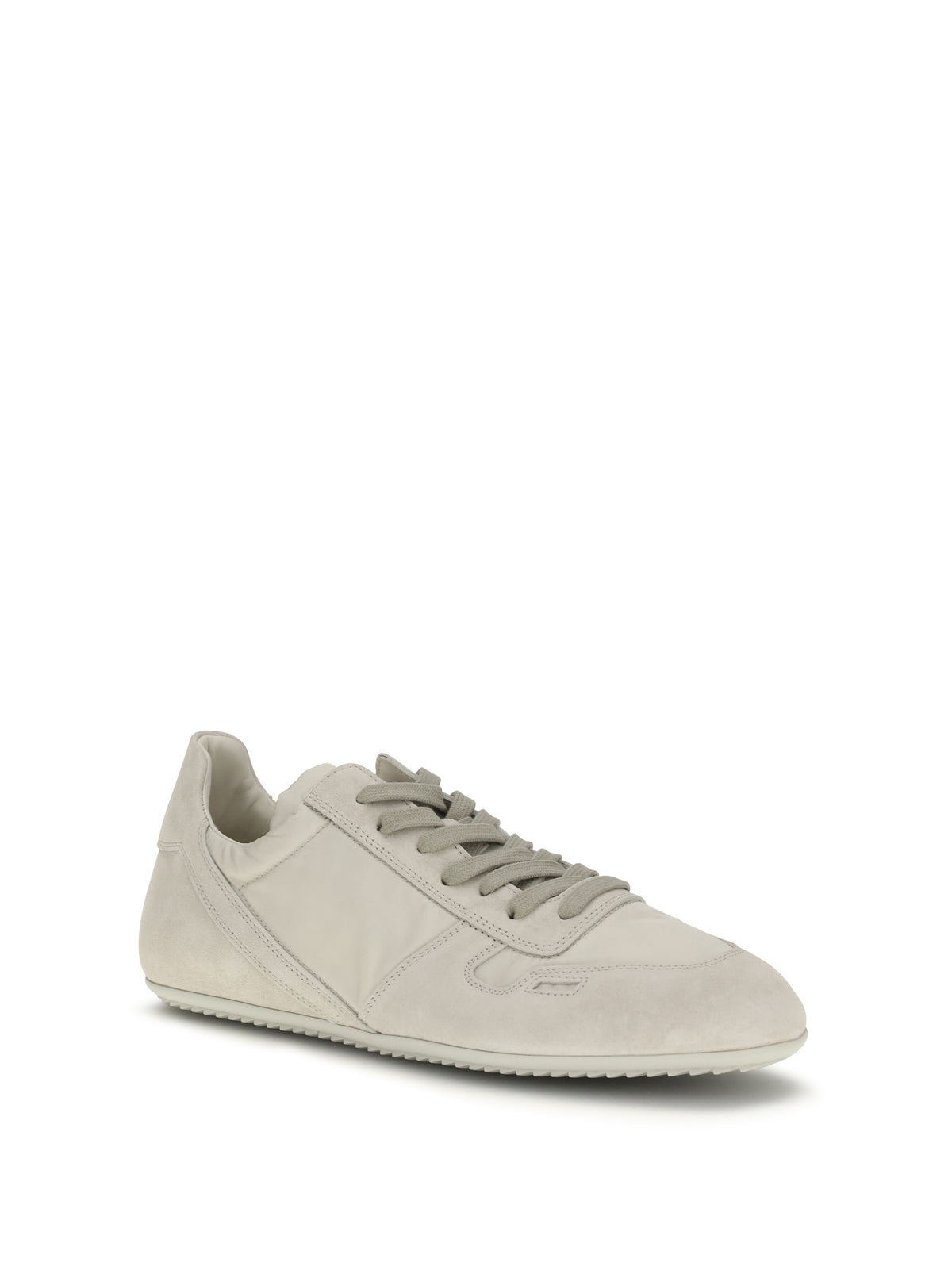 Rick Owens Men Fabric And Leather Sneakers