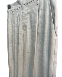 Brunello Cucinelli Linen Blend Pleated Relaxed Fit Trousers