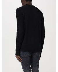Ballantyne Cashmere Crew Neck Sweater Men Black