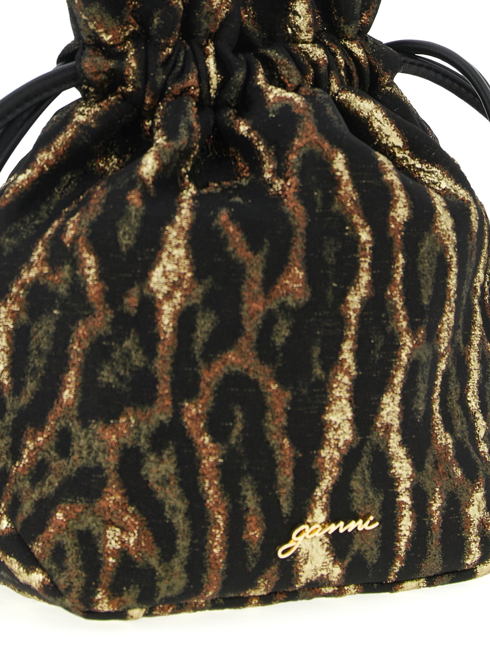 GANNI Ganni Women 'Metallic Bou Bucket' Pouch