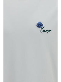 Kenzo Men Kenzo Tulip Embroidered Cotton T-Shirt