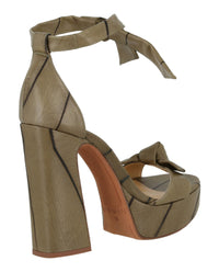 Alexandre Birman Womens Clarita Curve Heel Sandals