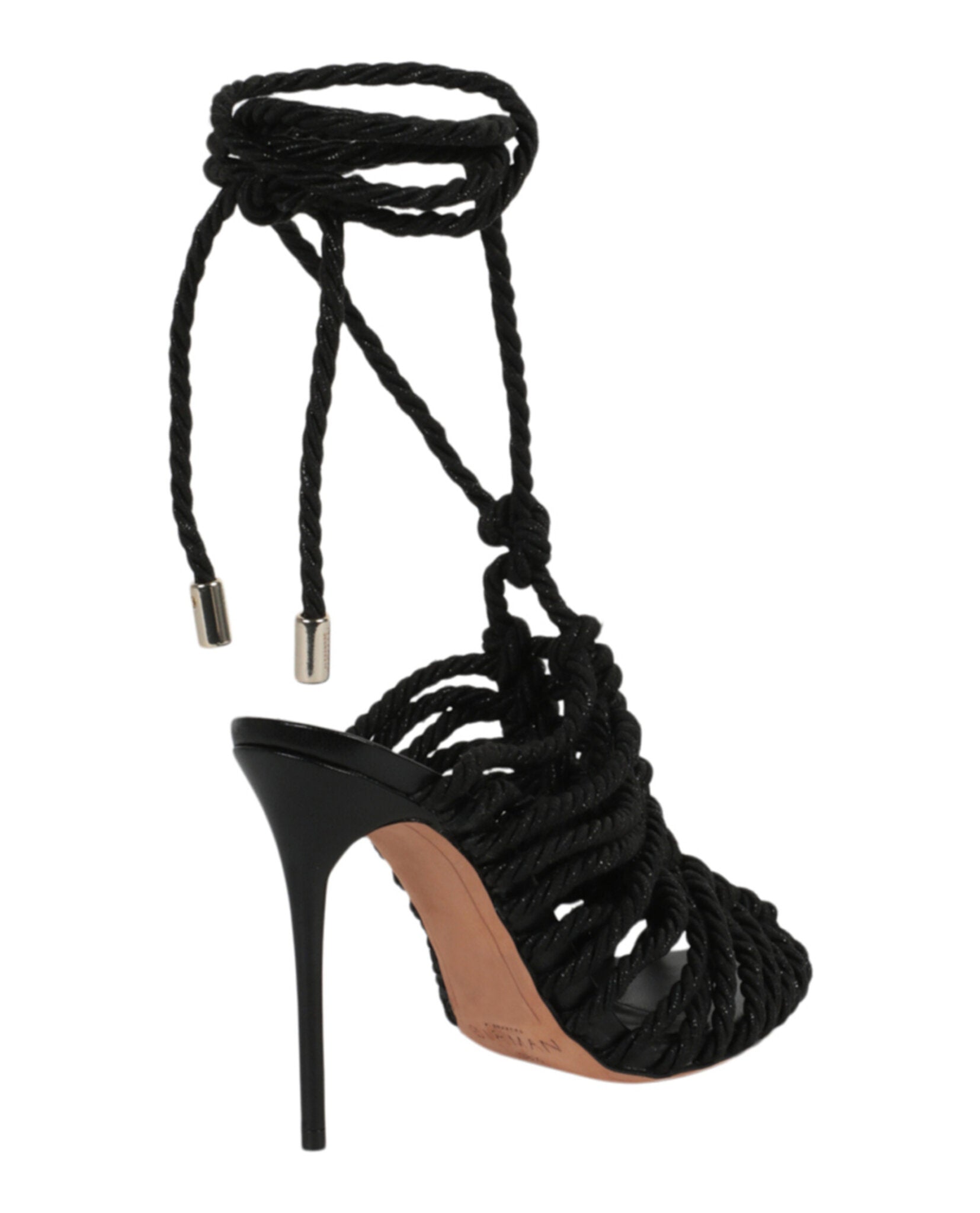 Alexandre Birman Womens Barbara Lurex Heel Sandals