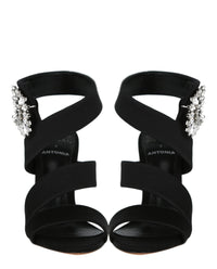 Alexandre Birman Womens Antonia Crystal Sandals