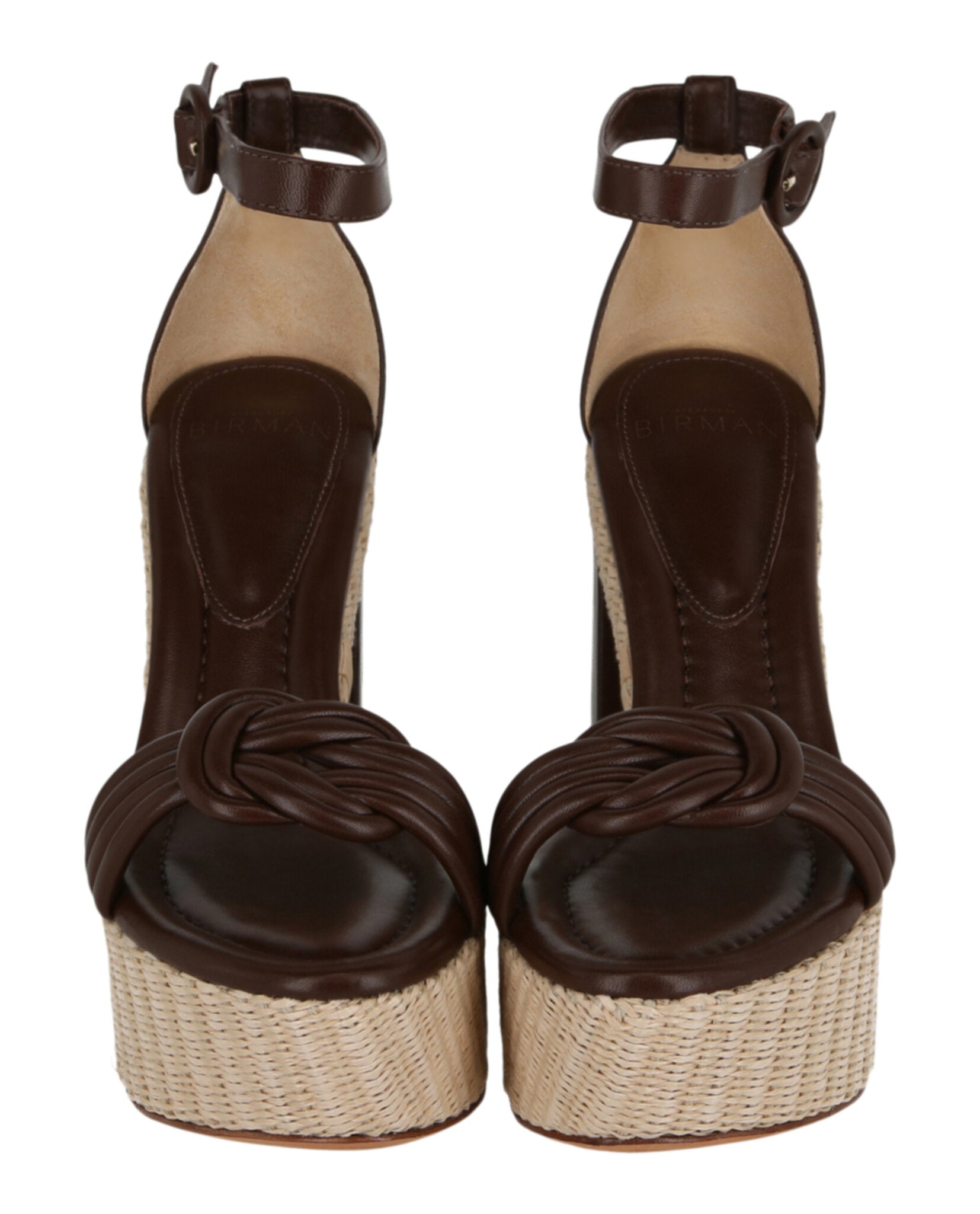 Alexandre Birman Womens Vicky Ankle Wrap Platform Sandals