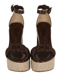 Alexandre Birman Womens Vicky Ankle Wrap Platform Sandals