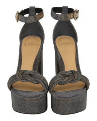 Alexandre Birman Womens Vicky Ankle Wrap Platform Sandals