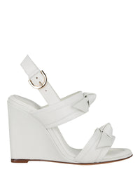 Alexandre Birman Womens Clarita Doppia Soletta Wedges 41 White