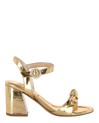 Alexandre Birman Womens Clarita Flare 75 Sandals 36.5 Gold