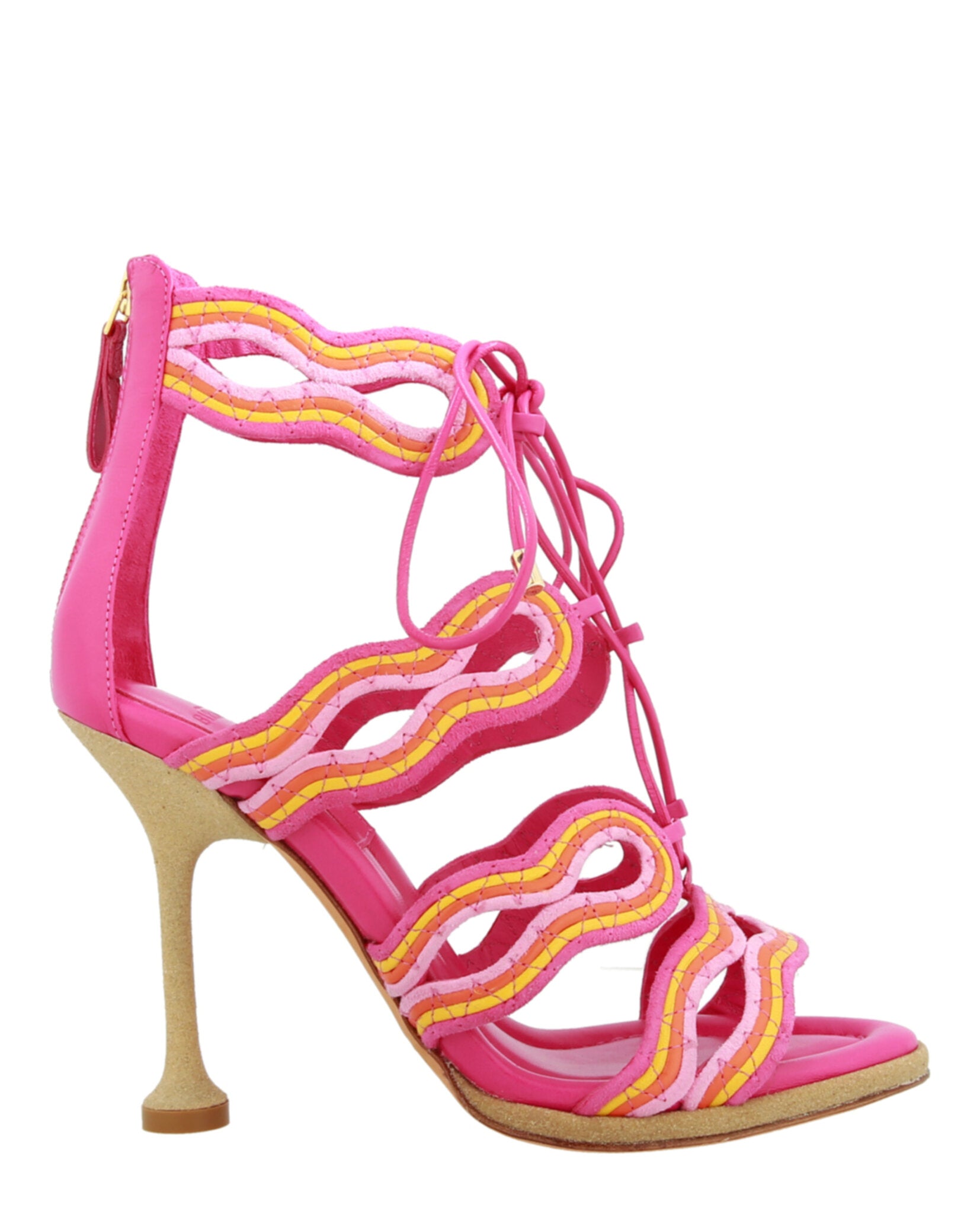 Alexandre Birman Womens Cassie Sandals 37 Pink