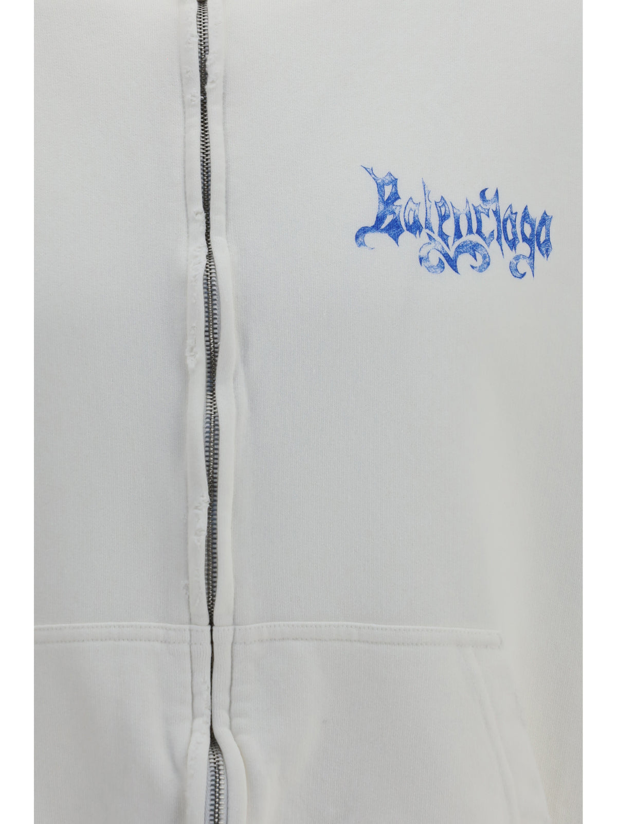 BALENCIAGA Balenciaga Men Sketchy Zip Hoodie