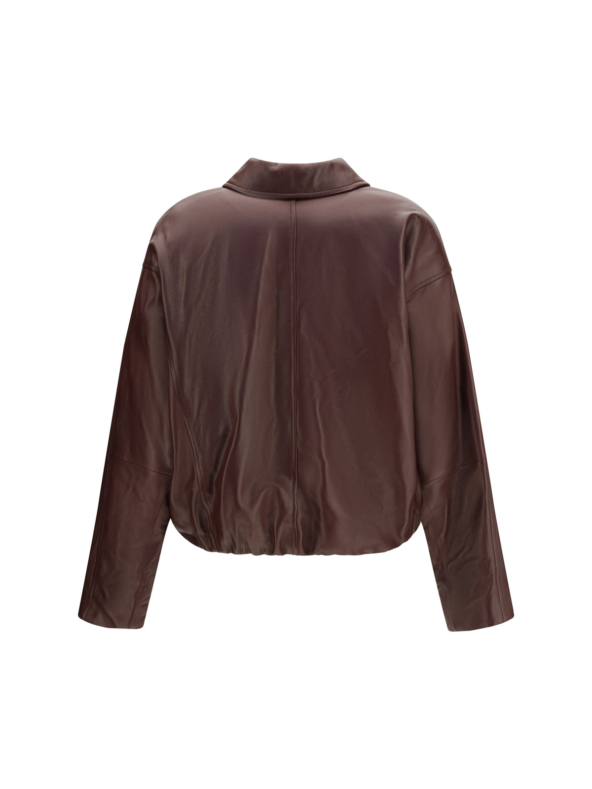 Brunello Cucinelli Women Nappa Jacket With Drawstring And Monili