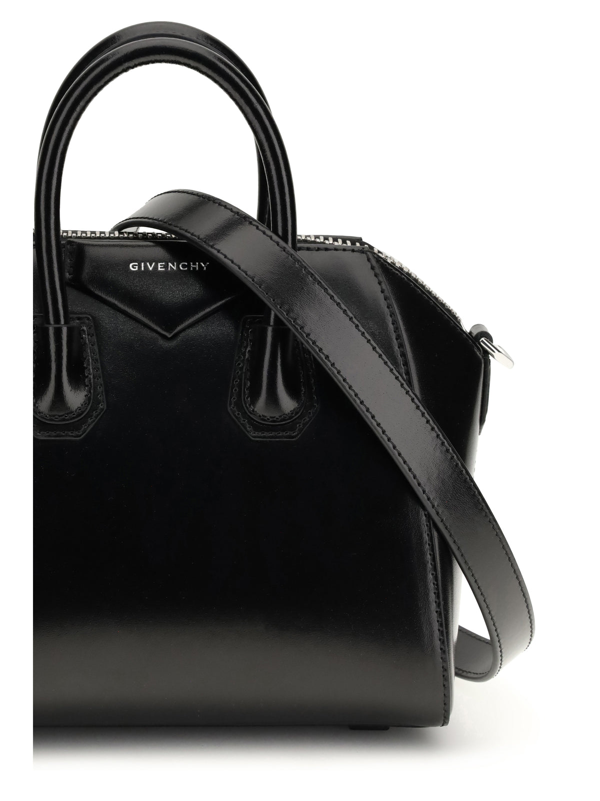 Givenchy Women Box Leather Antigona Mini Handbag