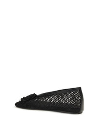GANNI Ganni Women Jenny Mesh Ballerinas