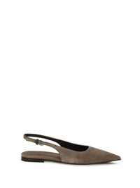 Brunello Cucinelli Women Suede Ballerinas