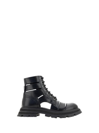 Alexander Mcqueen Women Wander Combat Boots
