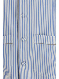 Tom Ford Women Striped Silk Pj Shirt