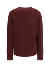 Burberry Women Cashmere And Wool Sweater With Knight Motif