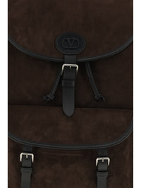 VALENTINO GARAVANI Valentino Garavani Men Antibes Backpack In Suede