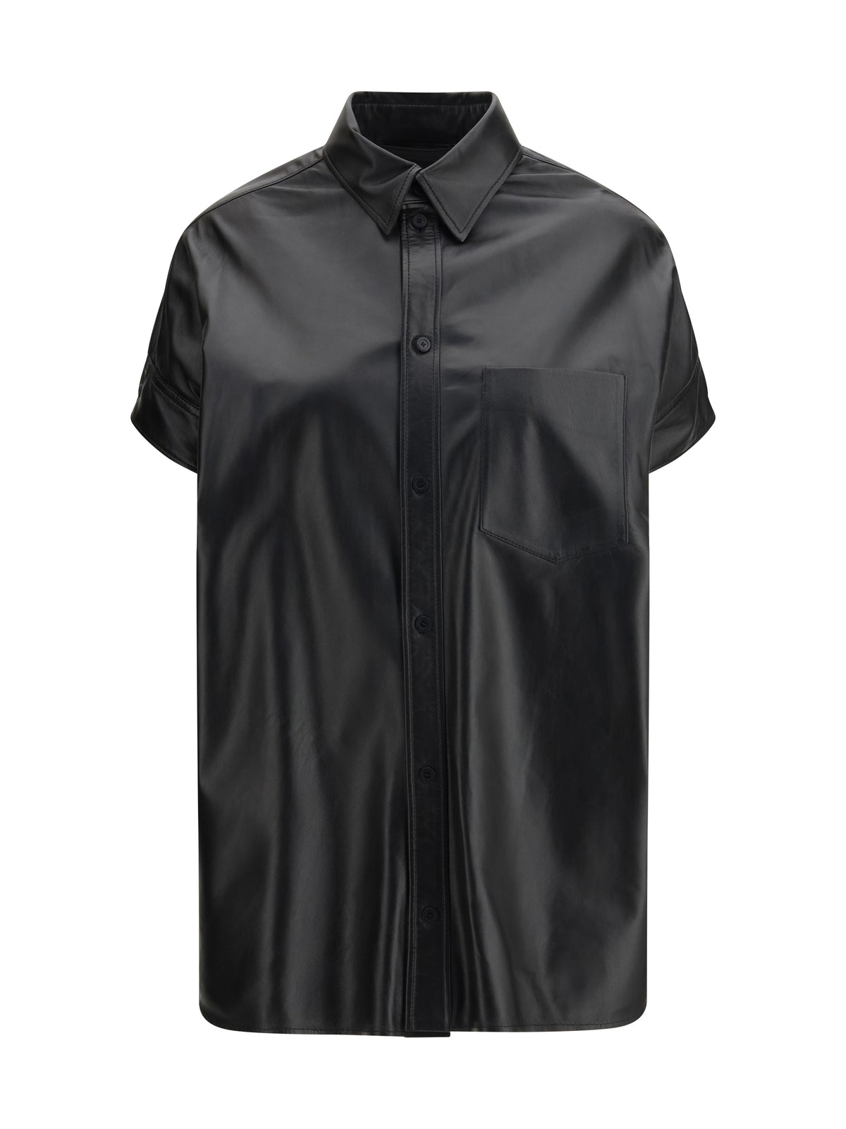 Balenciaga Women Tucked Sleeves Shirt