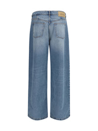 AMI PARIS Ami Paris Men Cotton Wide-Leg Jeans
