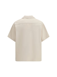 Valentino Men Signature Vlogo Bowling Shirt